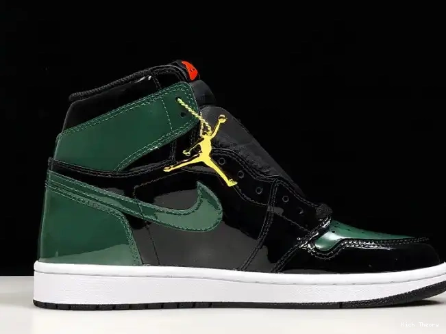 Kick Theory 1 High OG Black Team Orange-Fir x Jordan SoleFly Air Retro AV3905-038 0501